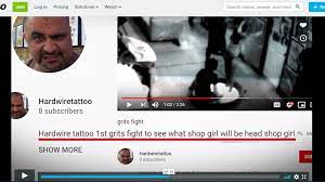 Image showing when Justin had a grits wrestling video on his YouTube channel